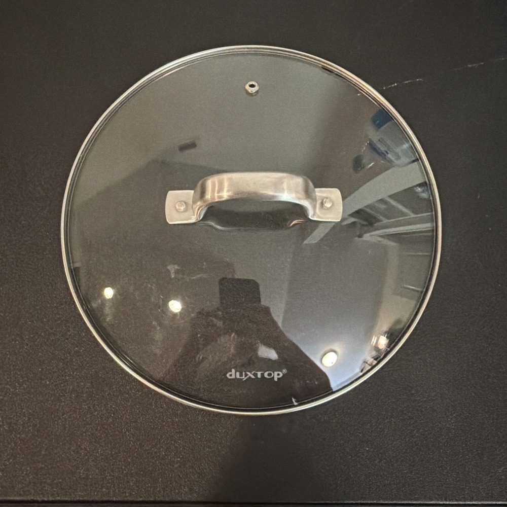 9.75" Dux Top LID ONLY Clear Round Shatterproof Glass Round